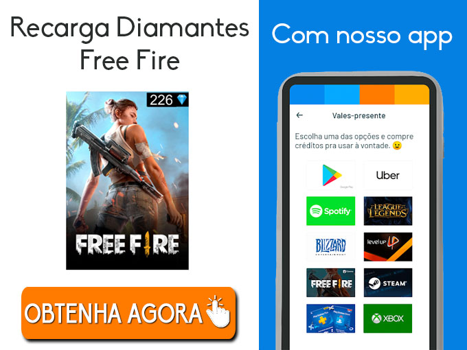 Créditos e Giftcards pros melhores jogos e aplicativos