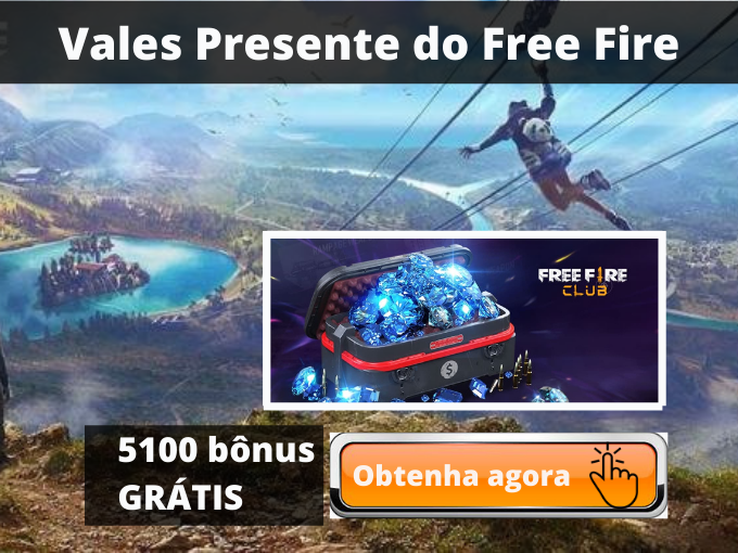 Vales Presente do Free Fire_ Obtenha diamantes e até 5100 bônus GRÁTIS