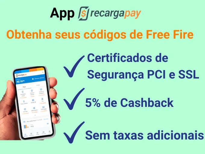 Obtenha seus códigos de Free Fire