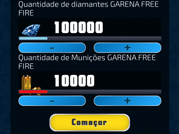 Gerador de diamantes no free fire