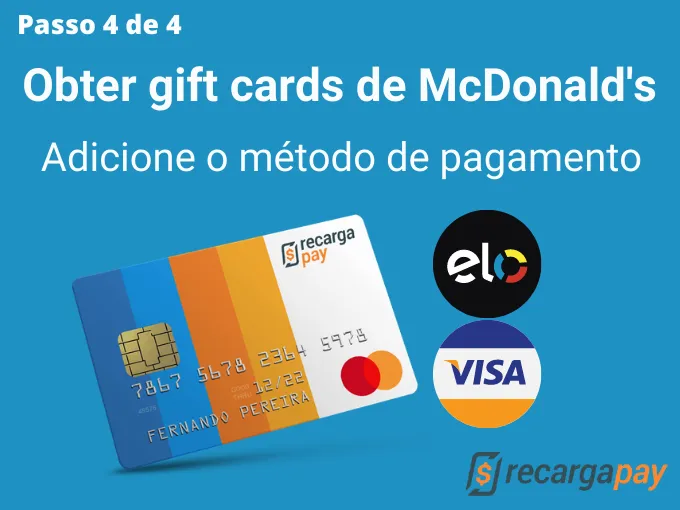 Passo 4 de 4 para Obter gift cards de McDonald's