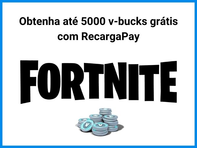 V-Bucks do Fortnite  Resgatar Cartão de Presente de V-Bucks