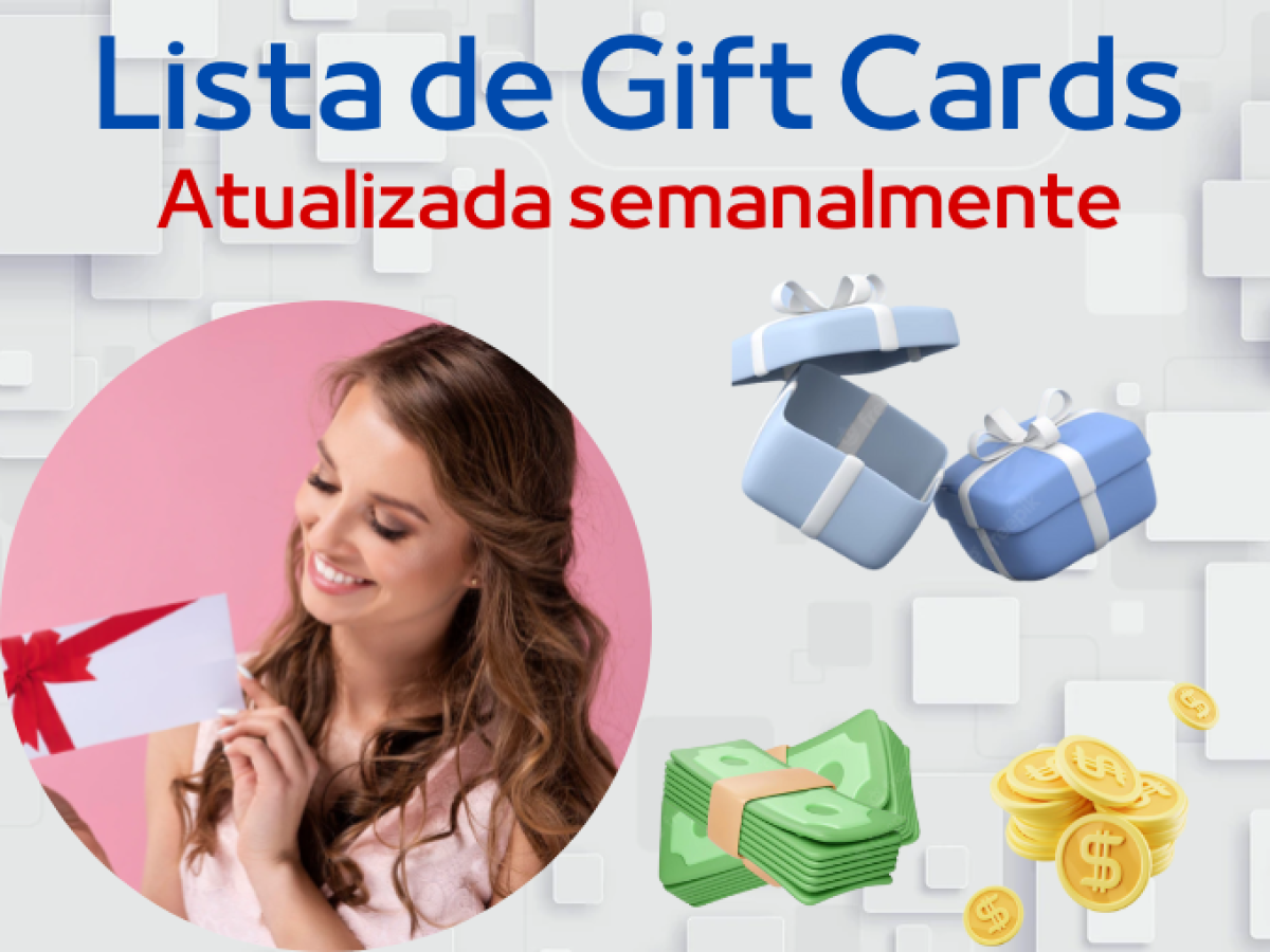 Listas de Códigos de Gift Card válidos 2024 (atualizados semanalmente) ⋆  Vales Presente: comparações, descontos e promoções