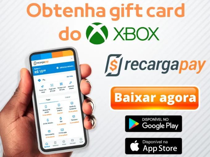 Gift card Xbox: Promoção R$ 100 Reais grátis