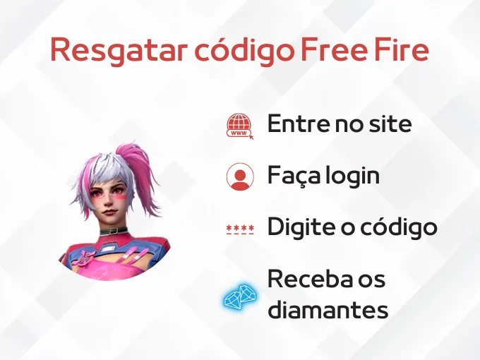Como resgatar o código do Free Fire?