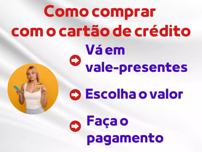 Recarga Free Fire com cartão de crédito